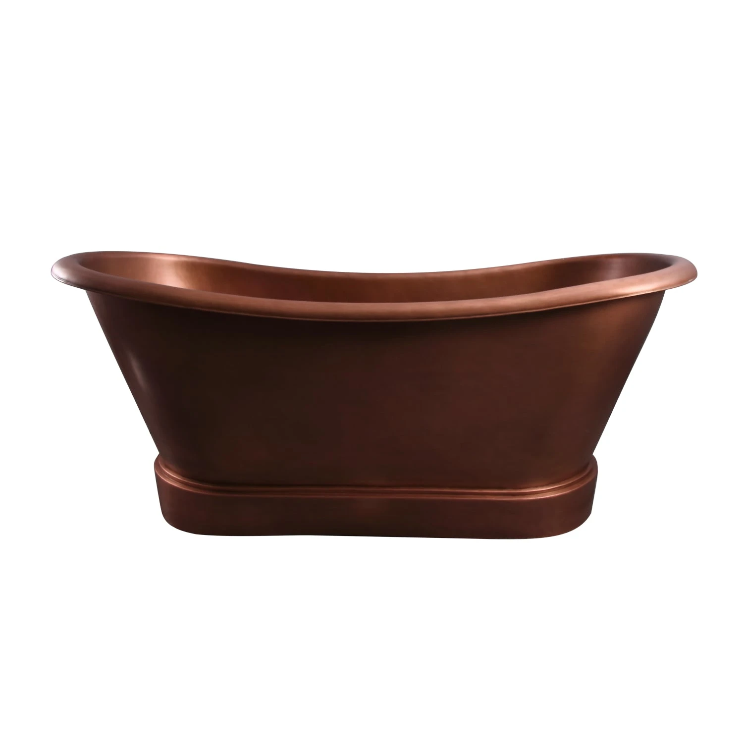 Carwyn 72″ Copper Bateau Double Slipper Tub 1 Carwyn 72″ Copper Bateau Double Slipper Tub