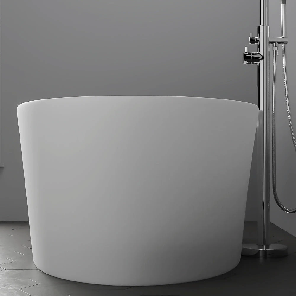 Magnus 63" BARstone Freestanding Oval Tub 6 Magnus 63" BARstone Freestanding Oval Tub - Image 6