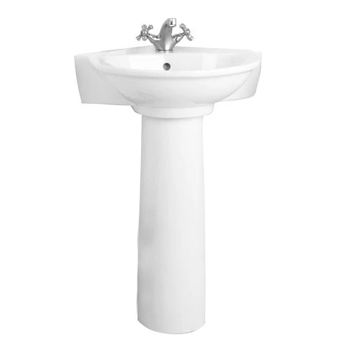 Evolution Corner Pedestal Lavatory 1 Evolution Corner Pedestal Lavatory