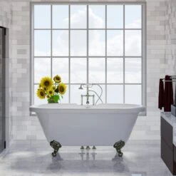 Claudia 67" Acrylic Double Roll Top Tub -Barclay Products Shop download 92a1f017 76cc 45c2 8698 75a6e9bd7a76