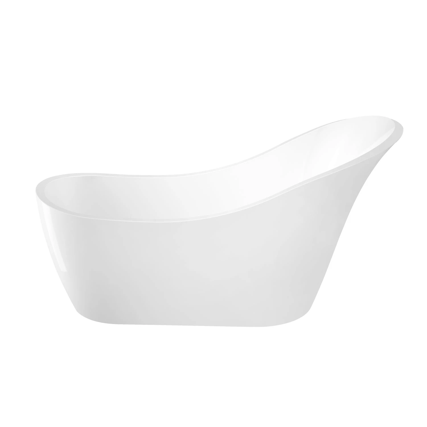 McGuire 70" Acrylic Slipper Tub With Integral Drain And Overflow 2 McGuire 70" Acrylic Slipper Tub With Integral Drain And Overflow - Image 2