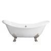 Marshall 72" Cast Iron Double Slipper Tub