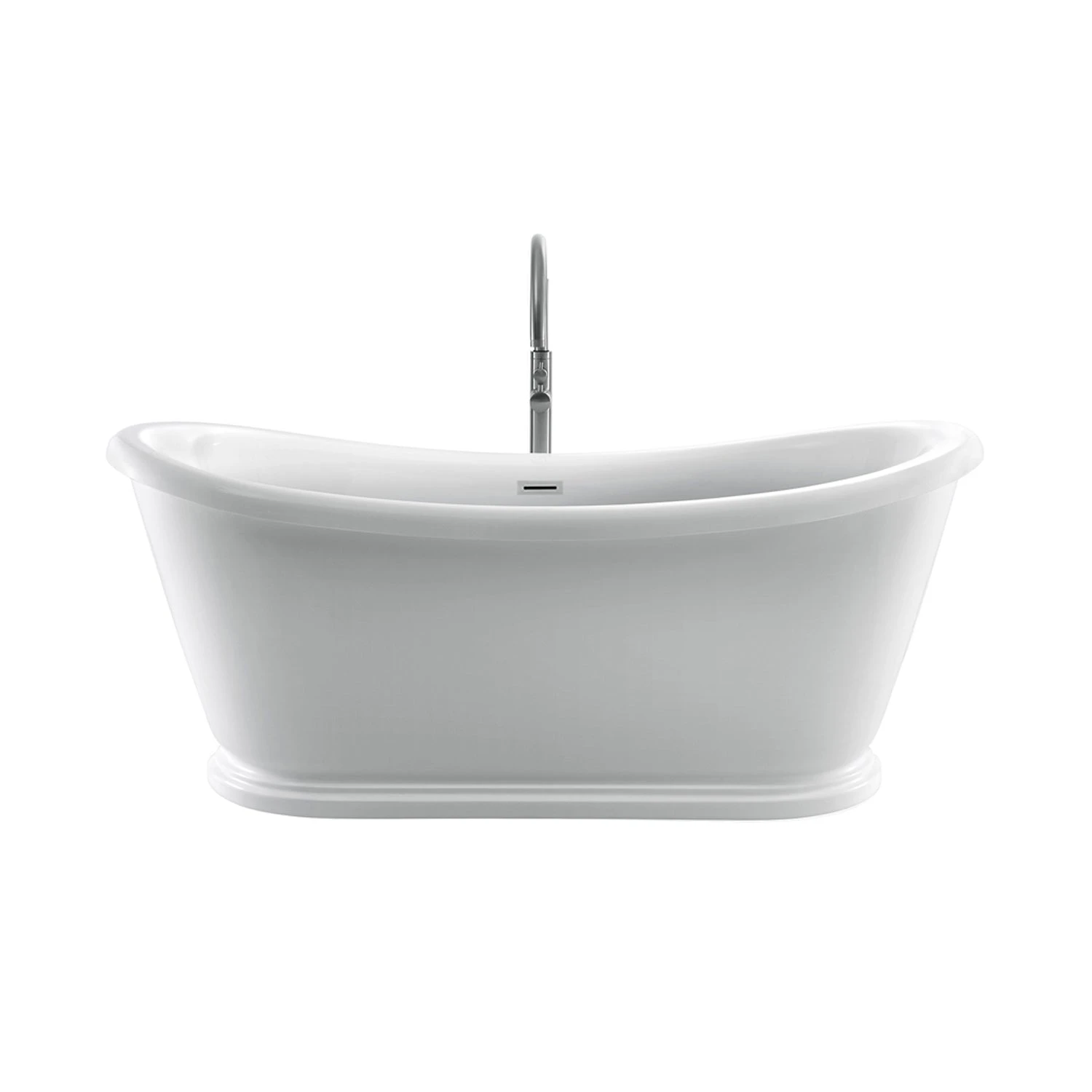 Morgan 70" Acrylic Double Slipper Tub With Integral Drain And Overflow 1 Morgan 70" Acrylic Double Slipper Tub With Integral Drain And Overflow