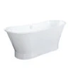 Wakely 68" Cast Iron Bateau Tub On Base