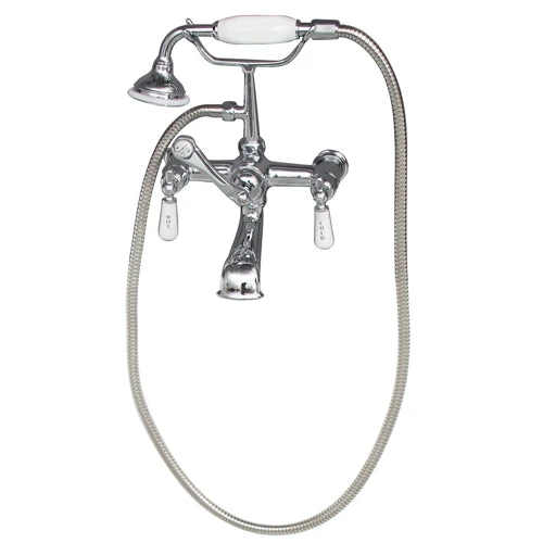Clawfoot Tub Filler – Elephant Spout, Hand Held Shower, Swivel Mounts 6 Clawfoot Tub Filler – Elephant Spout, Hand Held Shower, Swivel Mounts - Image 6