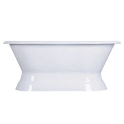 Conrad 60" Cast Iron Double Roll Top Tub