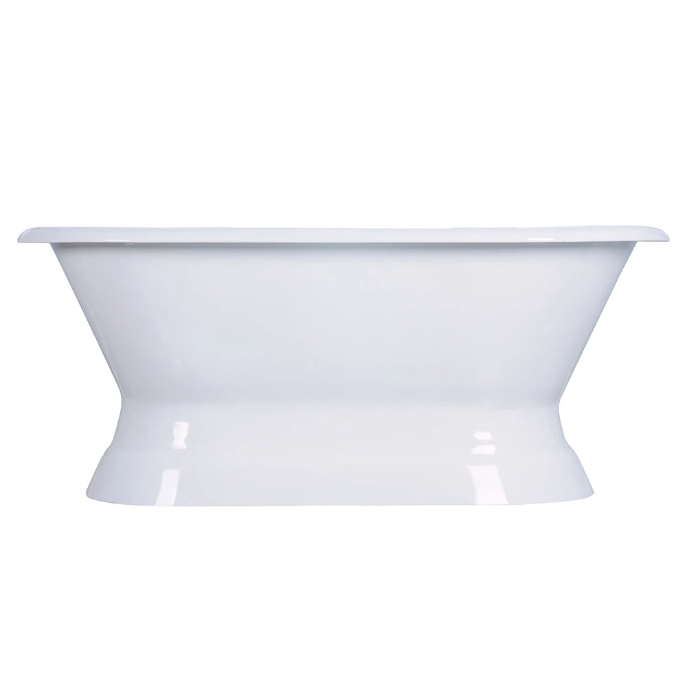 Conrad 60" Cast Iron Double Roll Top Tub 1 Conrad 60" Cast Iron Double Roll Top Tub