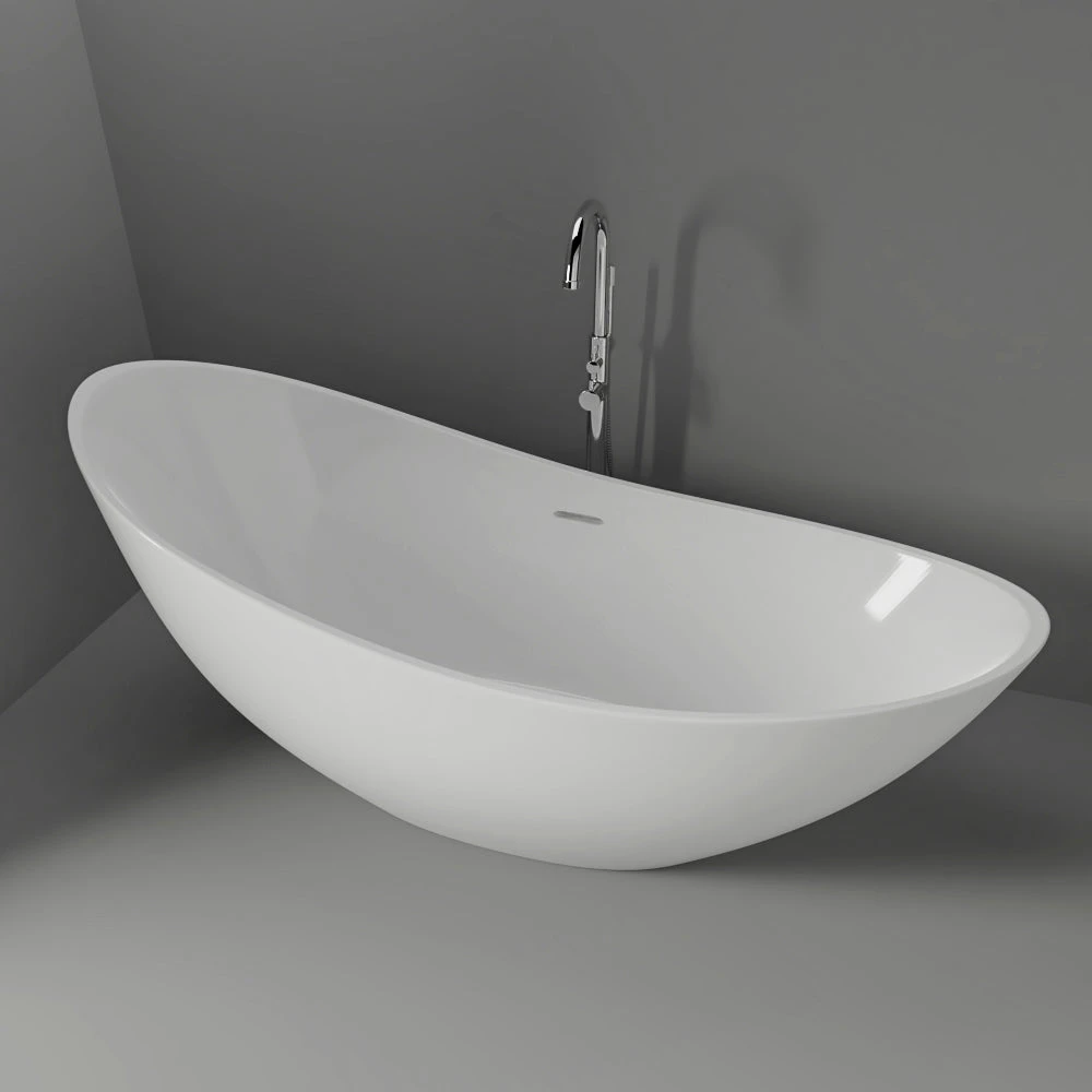 Britta 73" BARstone Slipper Tub 4 Britta 73" BARstone Slipper Tub - Image 4