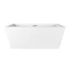 Sheldon 59" Acrylic Tub With Integral Drain And Overflow