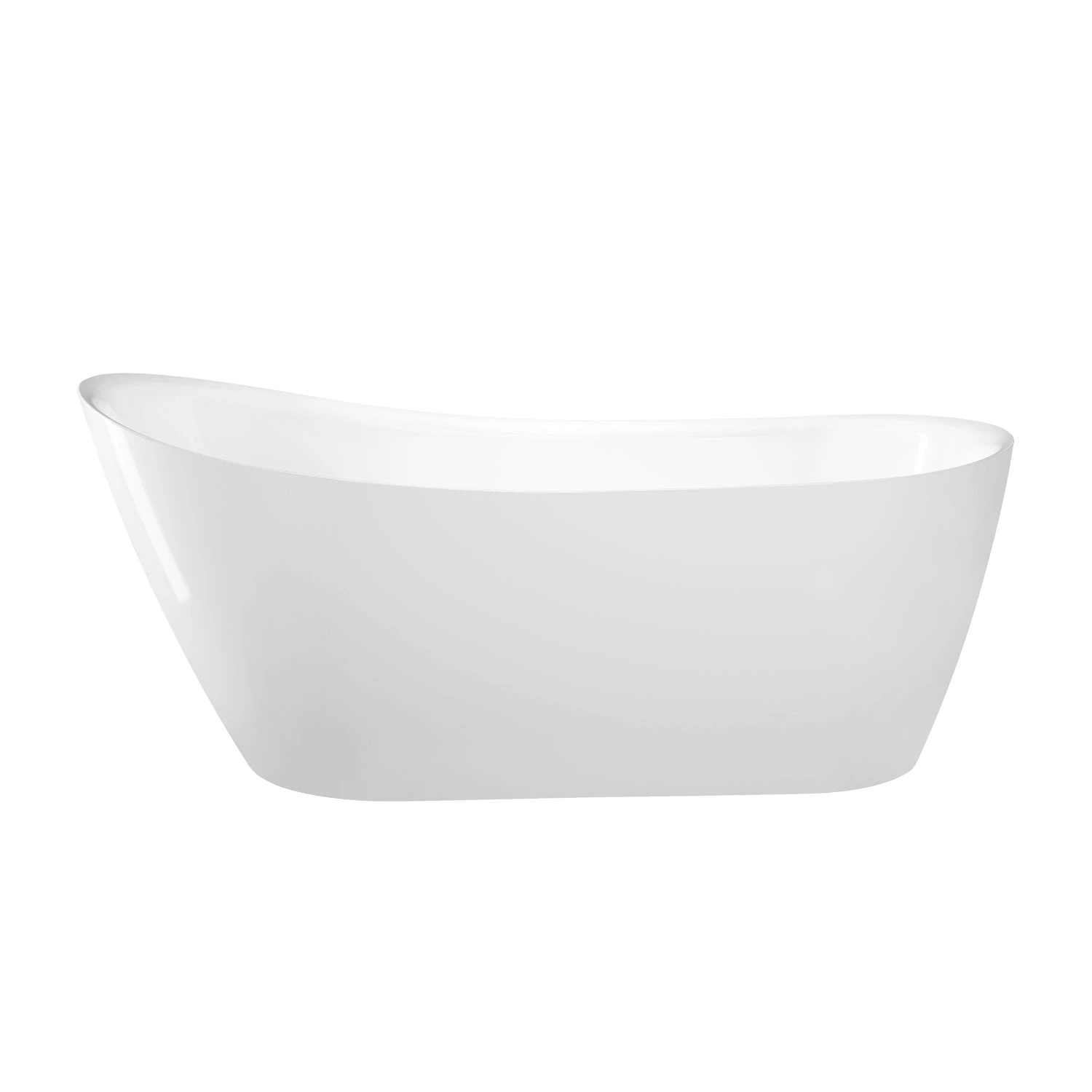 Lovina 66" Acrylic Slipper Tub With Integral Drain And Overflow 1 Lovina 66" Acrylic Slipper Tub With Integral Drain And Overflow