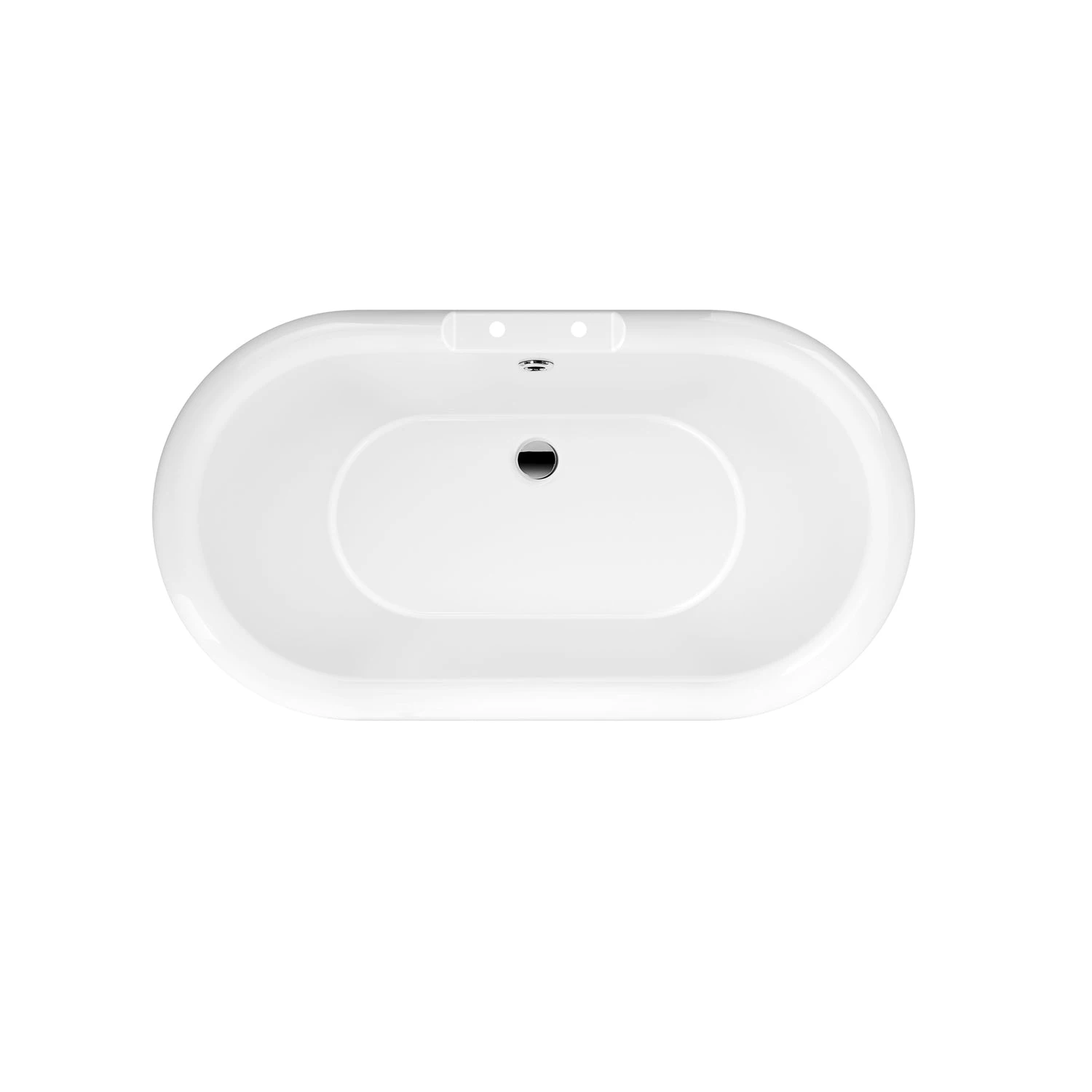 Corinne 72" Acrylic Double Roll Top Tub On Base 2 Corinne 72" Acrylic Double Roll Top Tub On Base - Image 2