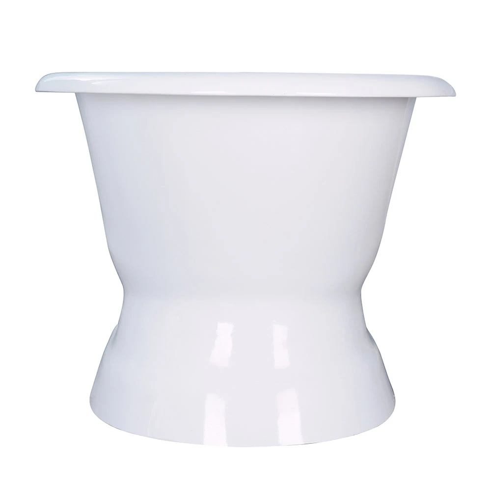 Cromwell 66" Cast Iron Double Roll Top Tub On Base 4 Cromwell 66" Cast Iron Double Roll Top Tub On Base - Image 4