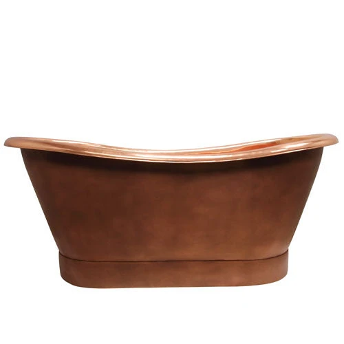 Chopin 70″ Copper Double Slipper Tub 1 Chopin 70″ Copper Double Slipper Tub