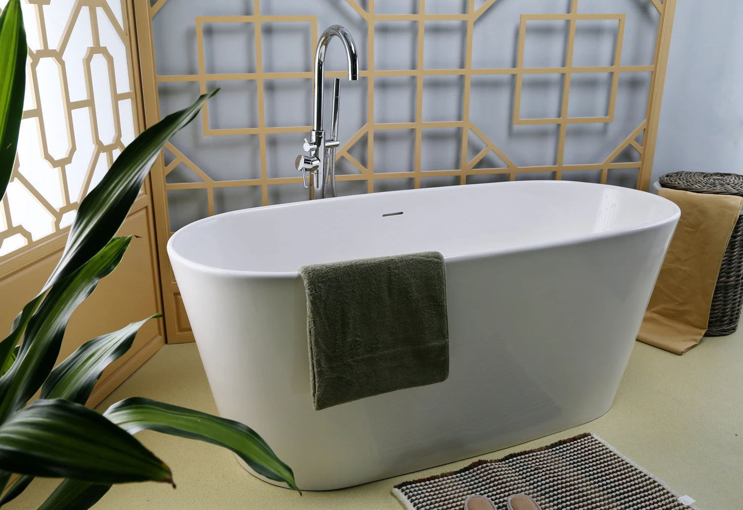 Paden 62" BARstone Freestanding Tub 7 Paden 62" BARstone Freestanding Tub - Image 7