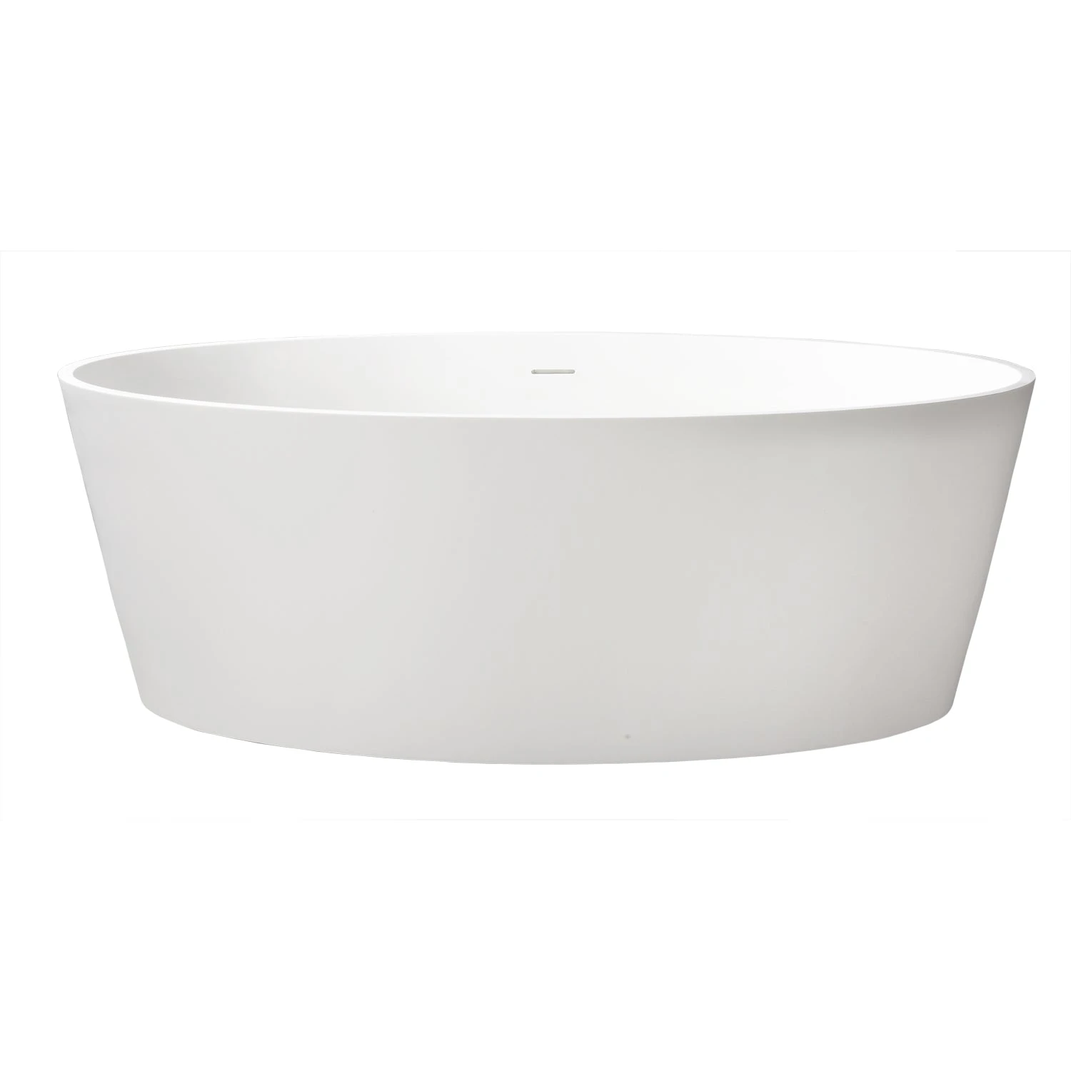 Magnus 63" BARstone Freestanding Oval Tub 1 Magnus 63" BARstone Freestanding Oval Tub