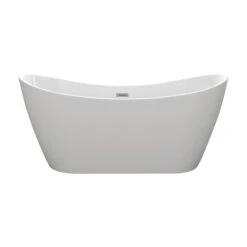 Nairobi 67" Acrylic Double Slipper Tub