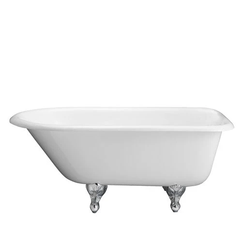 Beecher 60" Cast Iron Roll Top Tub 1 Beecher 60" Cast Iron Roll Top Tub