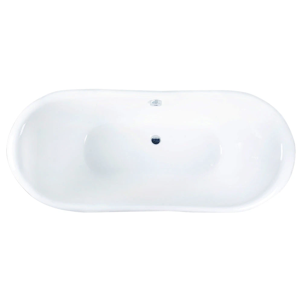 Markus 66" Cast Iron Double Slipper Tub 6 Markus 66" Cast Iron Double Slipper Tub - Image 6