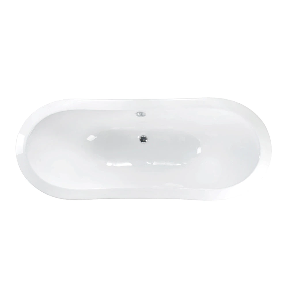 Macon 61" Cast Iron Double Slipper Tub 2 Macon 61" Cast Iron Double Slipper Tub - Image 2