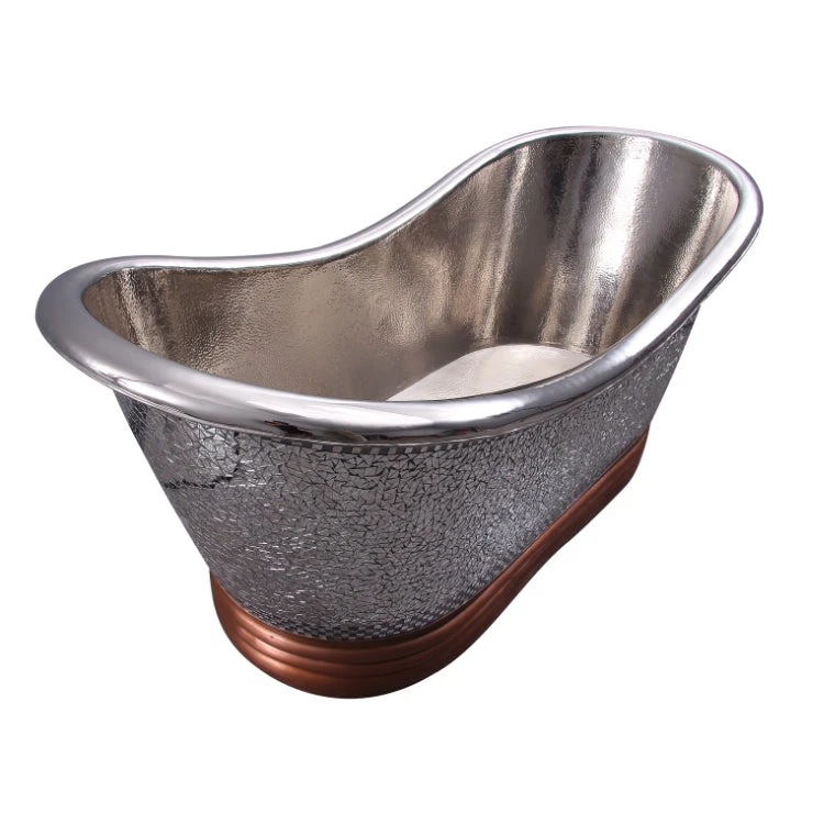 Galileo 72″ Copper Double Slipper Tub 4 Galileo 72″ Copper Double Slipper Tub - Image 4
