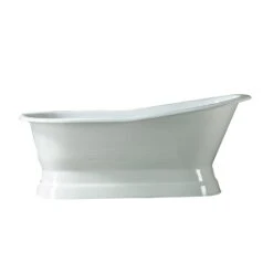Lyndsey 68" Cast Iron Slipper Tub On Base