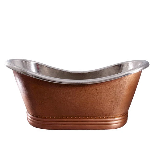 Ashton 72″ Copper Double Slipper Tub 1 Ashton 72″ Copper Double Slipper Tub