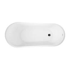 Malinda 65" Acrylic Slipper Tub With Integral Drain And Overflow -Barclay Products Shop download fe1914ee 5549 4ea7 85e7 62300564191d